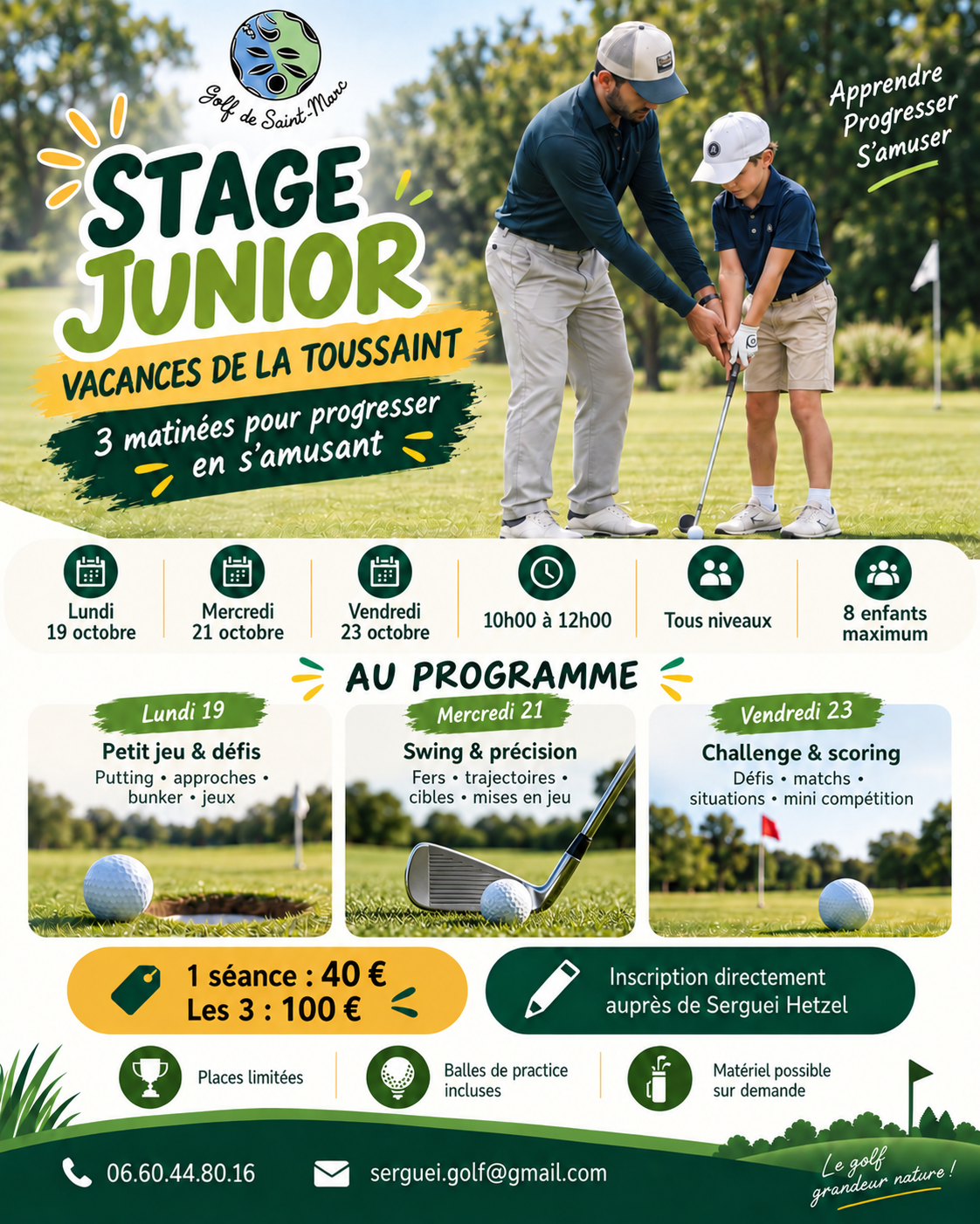 STAGE JUNIOR TOUSSAINT