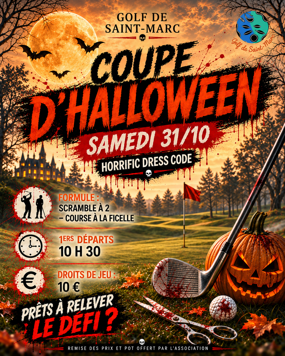COUPE D'HALLOWEEN